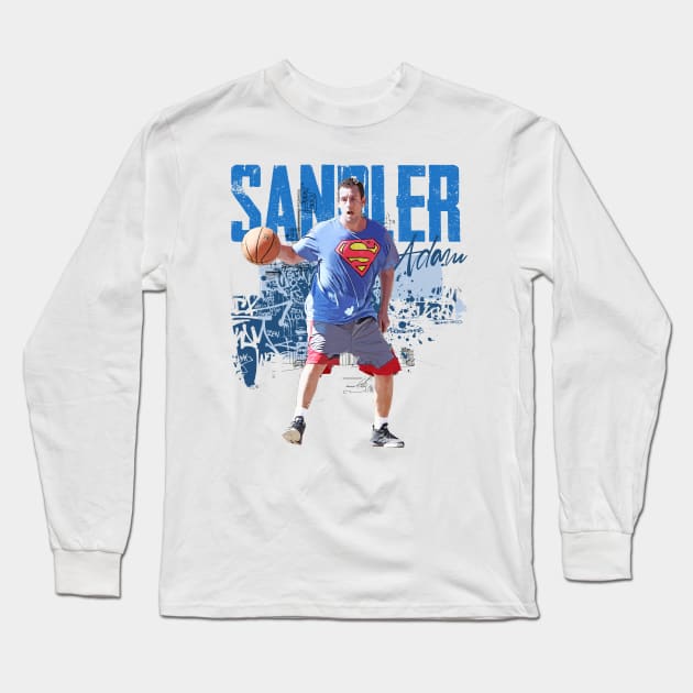 Adam Sandler Long Sleeve T-Shirt by Juantamad